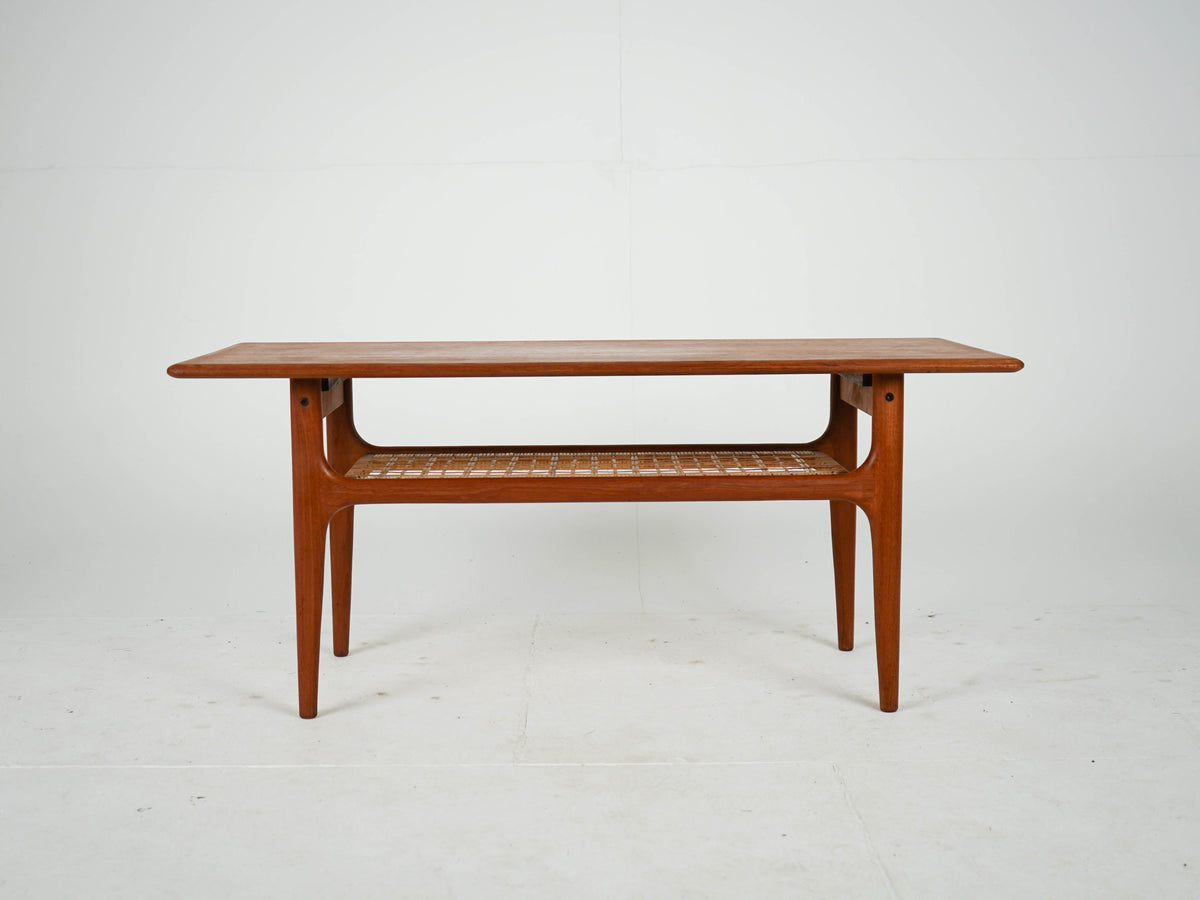 Vintage Couchtisch von Trioh Møbler für Trioh Møbler Teakholz warmes Braun