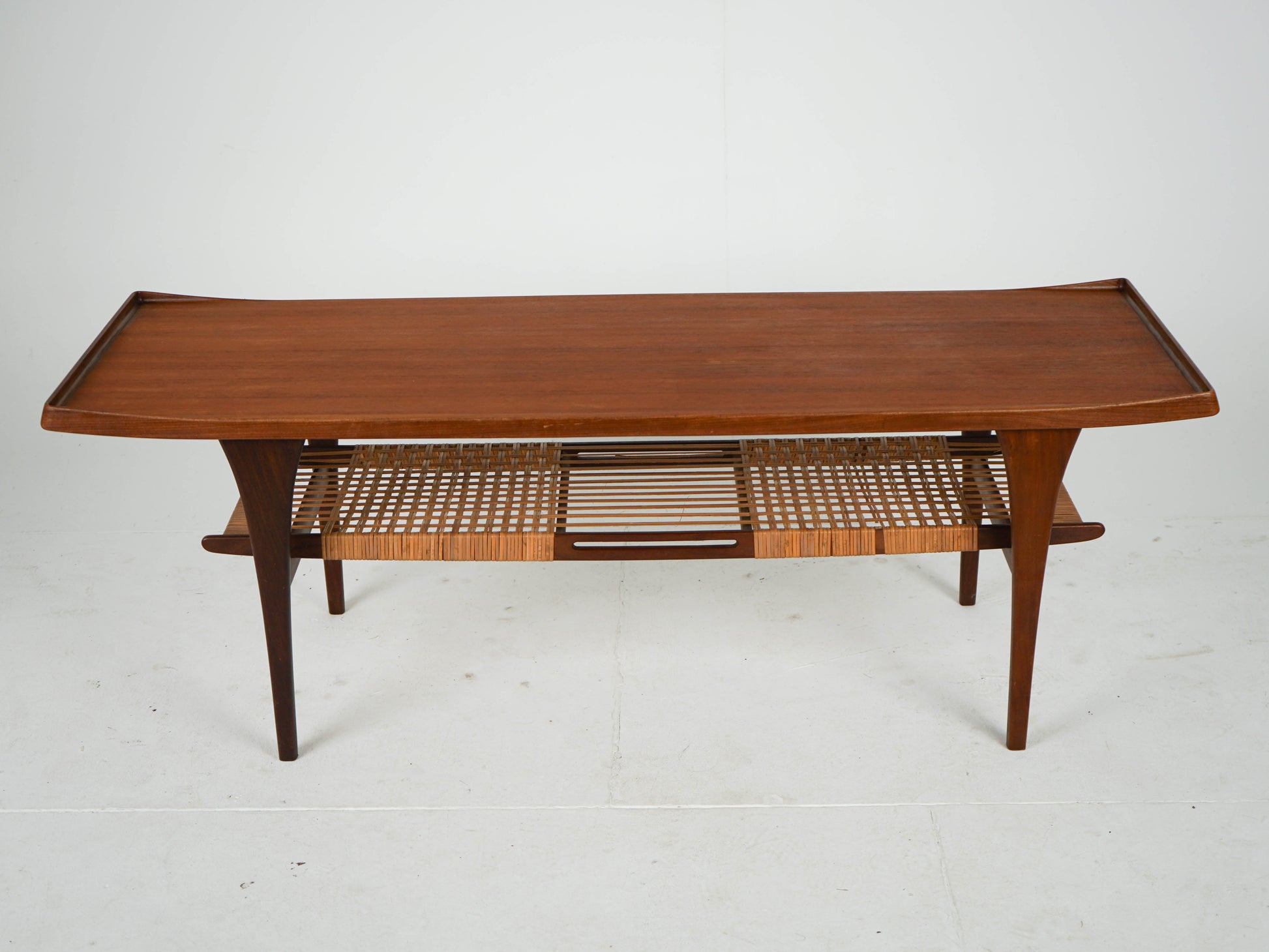 Vintage Couchtisch von Peter Løvig Nielsen für Teakbraun Teakholz