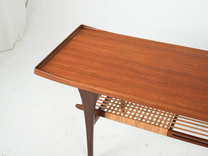Vintage Couchtisch von Peter Løvig Nielsen für Teakbraun Teakholz