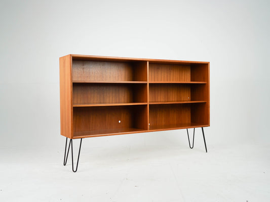 Vintage Teak Bücherregal Dänisch Mid-Century