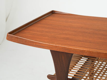 Vintage Couchtisch von Peter Løvig Nielsen für Teakbraun Teakholz