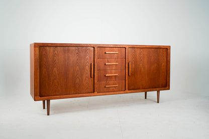 Vintage Sideboard Teak Vinyl Schrank