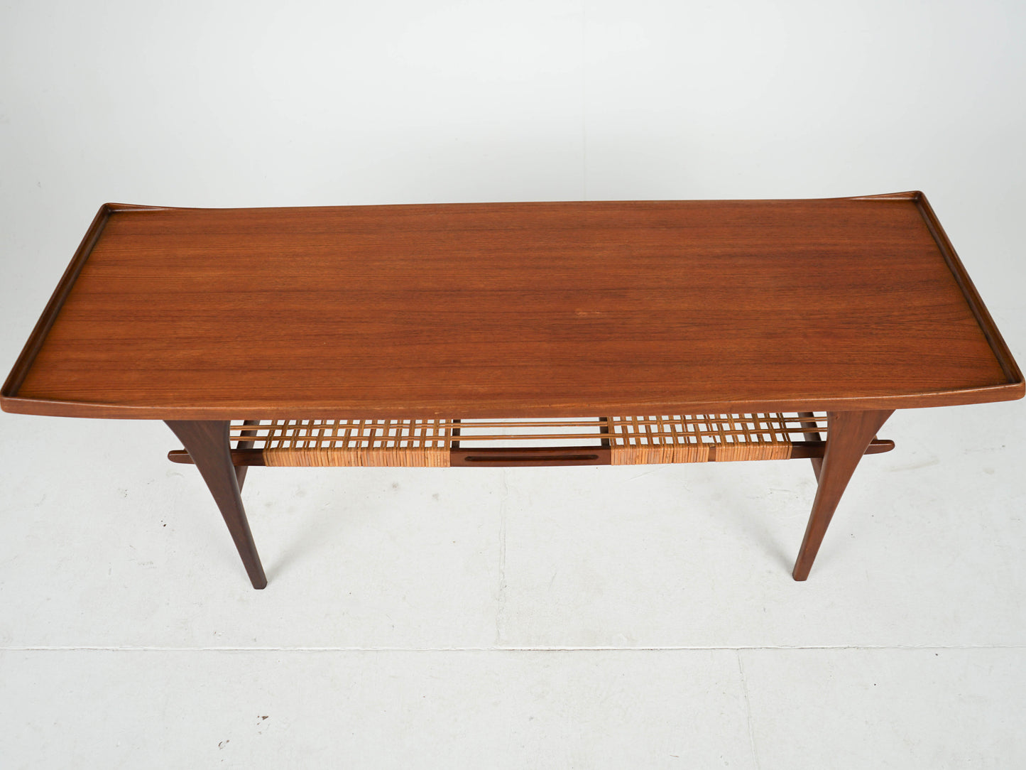 Vintage Couchtisch von Peter Løvig Nielsen für Teakbraun Teakholz