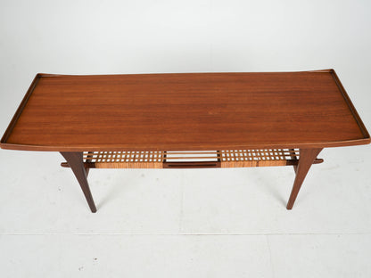 Vintage Couchtisch von Peter Løvig Nielsen für Teakbraun Teakholz