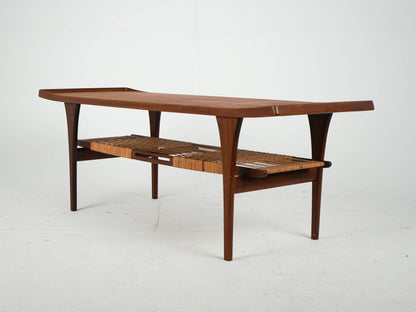 Vintage Couchtisch von Peter Løvig Nielsen für Teakbraun Teakholz