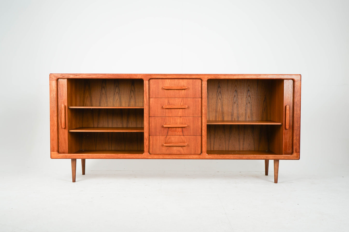 Vintage Sideboard Teak Vinyl Schrank