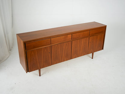 Vintage Teak Sideboard Vinylschrank Natur Vintage Teakholz Holzgestell