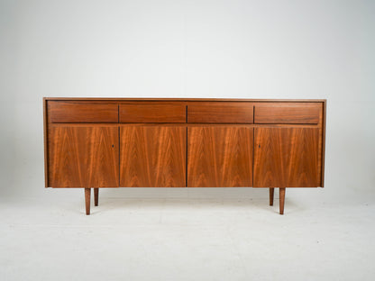 Vintage Teak Sideboard Vinylschrank Natur Vintage Teakholz Holzgestell
