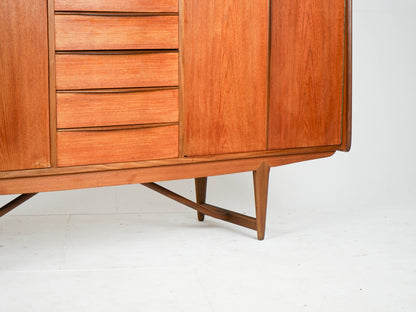 Vintage Highboard Schrank Teak naturwarm