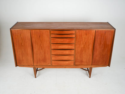 Vintage Highboard Schrank Teak naturwarm