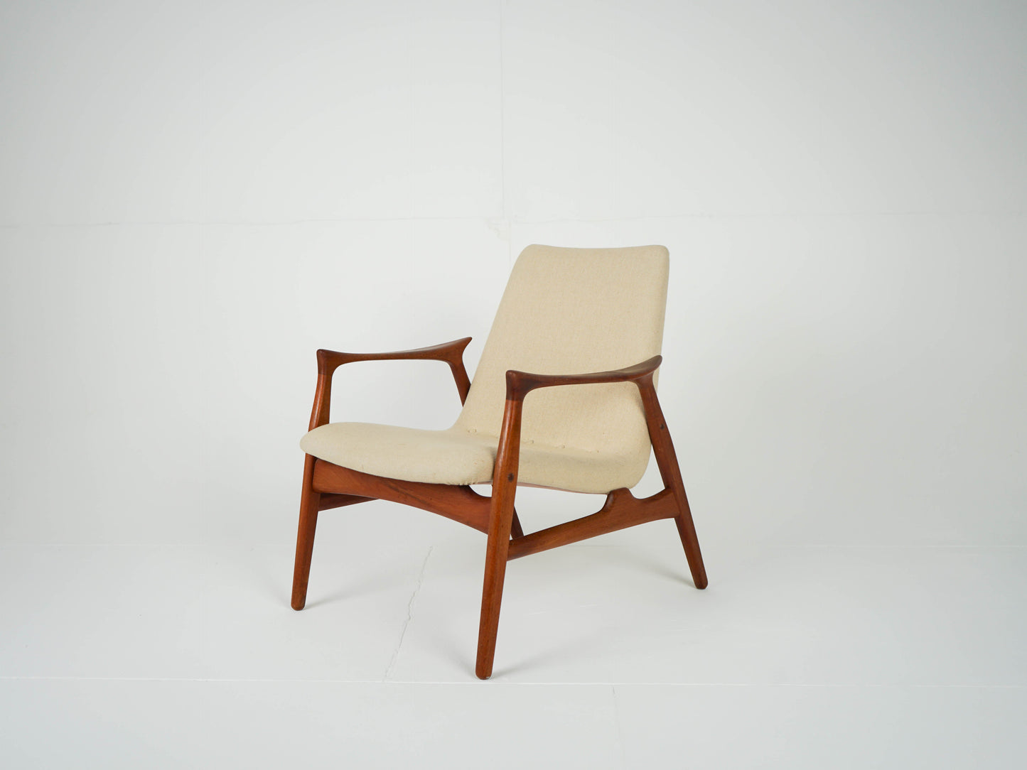 Vintage Lounge Chair Model 240 von Arne Hovmand-Olsen für Mogens Kold