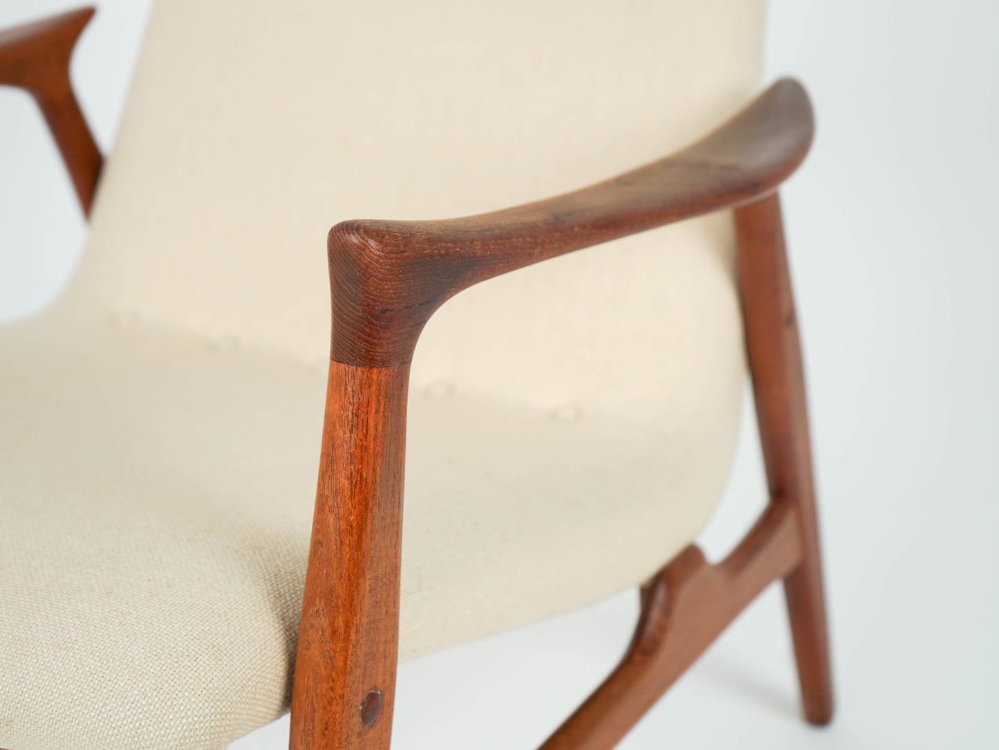 Vintage Lounge Chair Model 240 von Arne Hovmand-Olsen für Mogens Kold