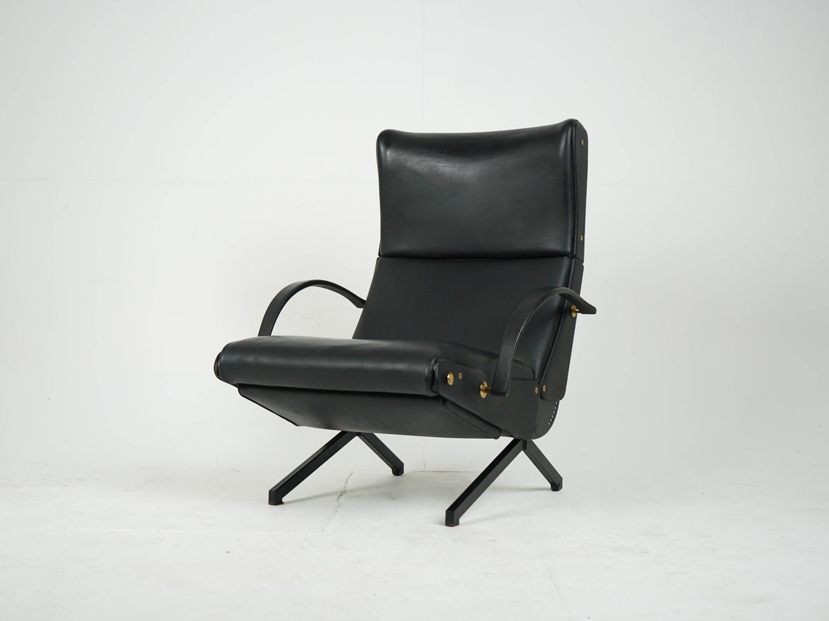 Vintage Relaxsessel P40 von Osvaldo Borsani für Tecno