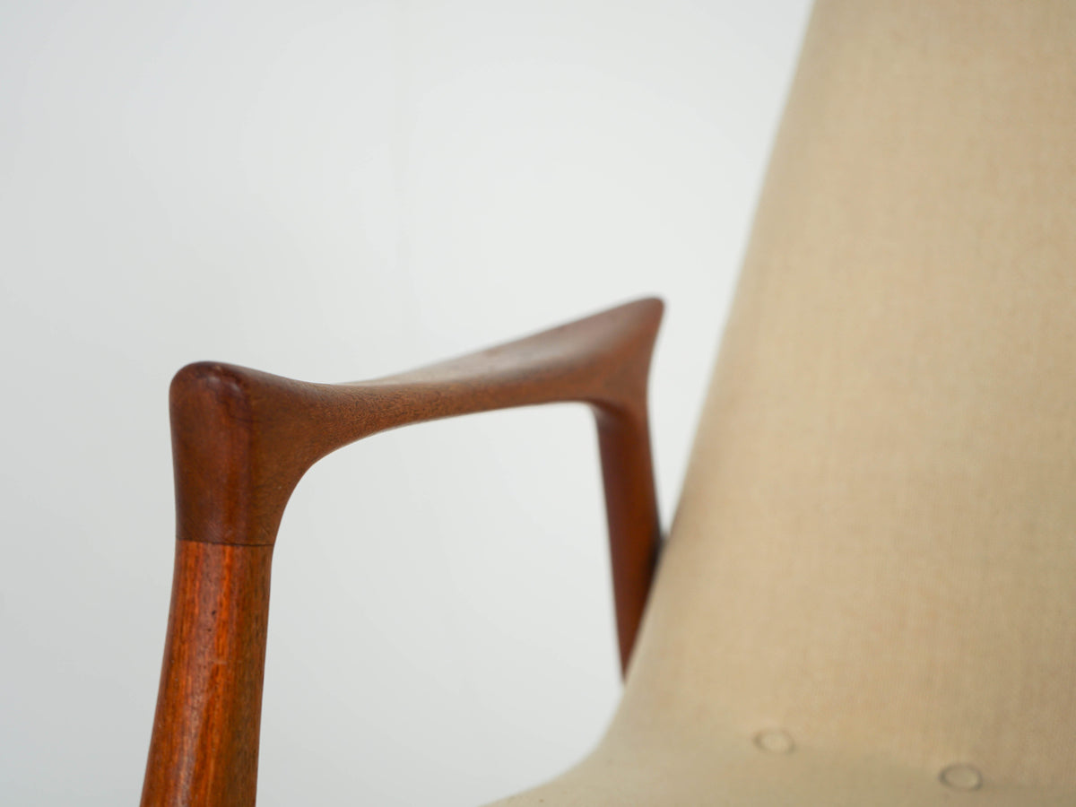 Vintage Lounge Chair Model 240 von Arne Hovmand-Olsen für Mogens Kold