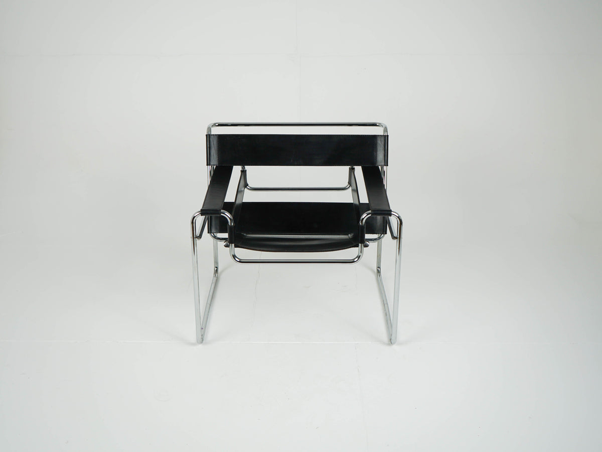 Vintage Sessel "Wassily Chair B3" von Marcel Breuer für Gavina