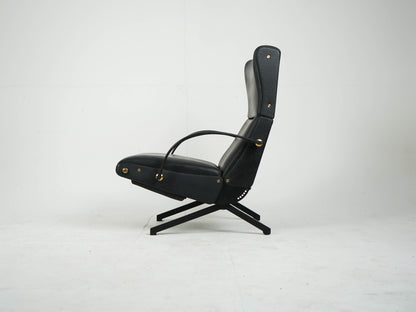 Vintage Relaxsessel P40 von Osvaldo Borsani für Tecno