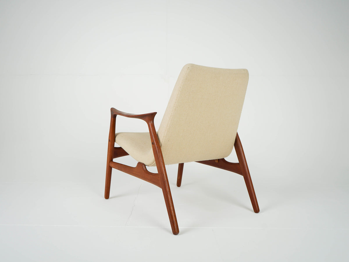 Vintage Lounge Chair Model 240 von Arne Hovmand-Olsen für Mogens Kold
