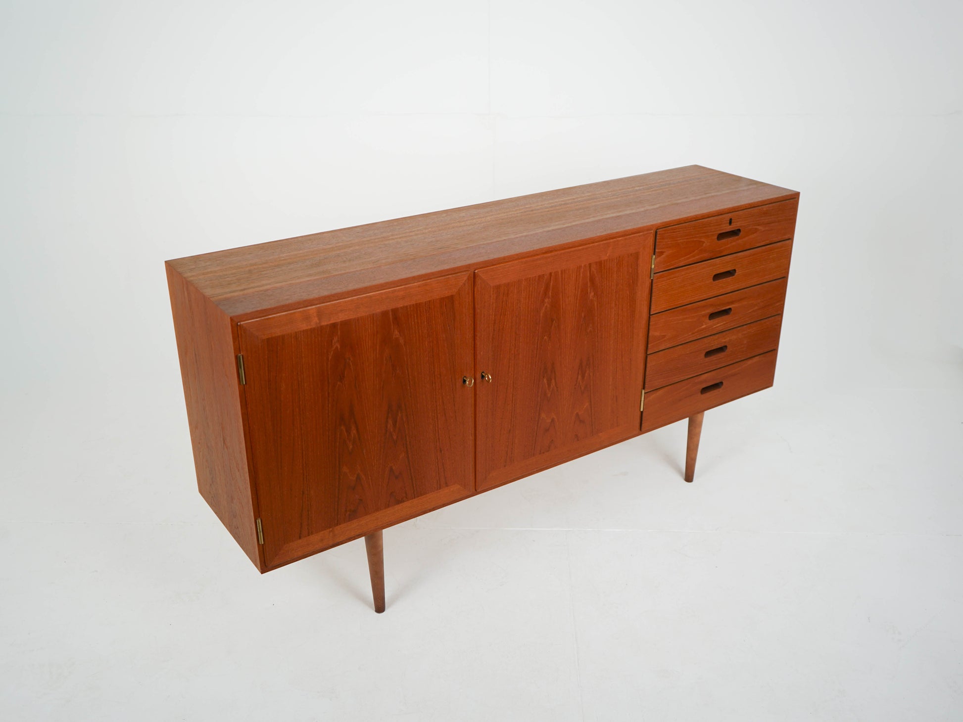 Vintage Sideboard Schrank aus Teakholz