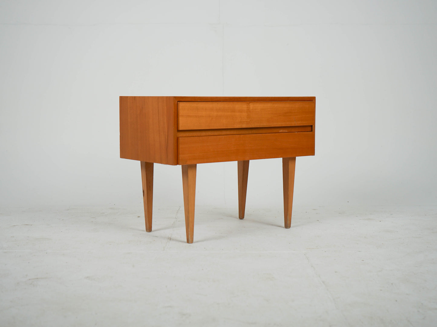 Set von 2 Vintage Nachttisch aus Teakholz, Mid-Century Modern