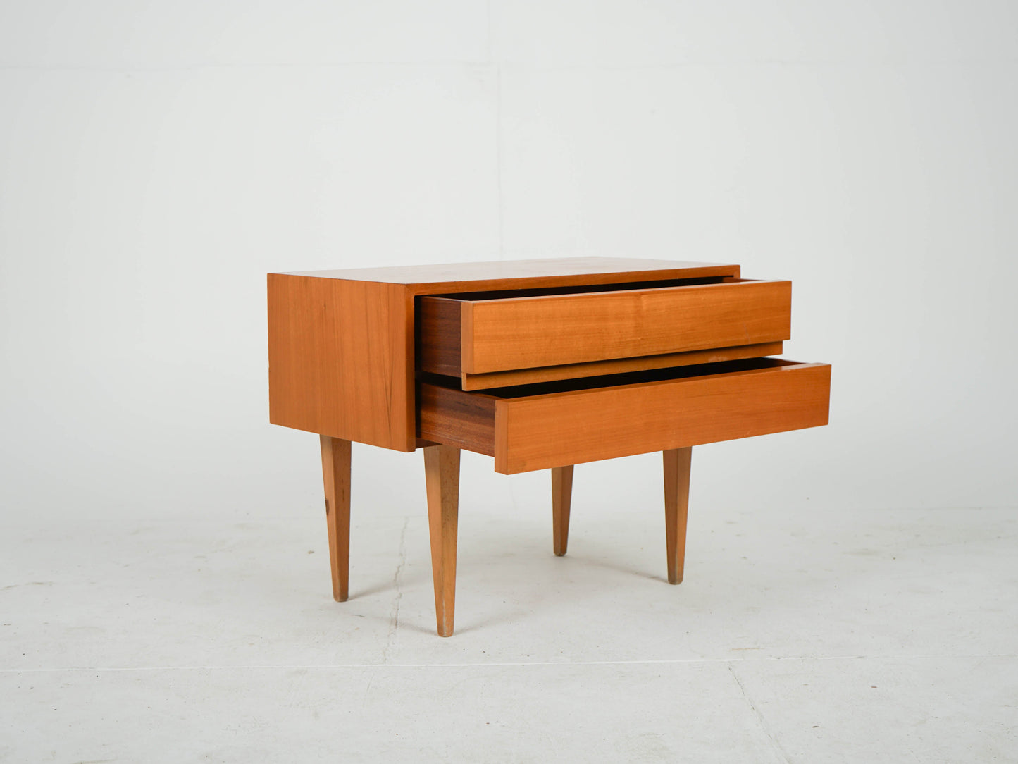 Set von 2 Vintage Nachttisch aus Teakholz, Mid-Century Modern
