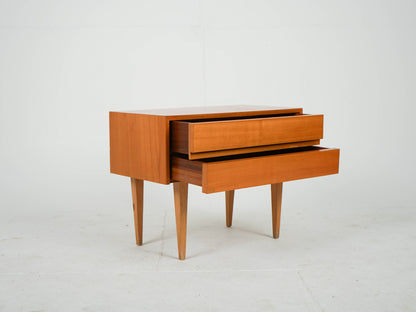 Set von 2 Vintage Nachttisch aus Teakholz, Mid-Century Modern