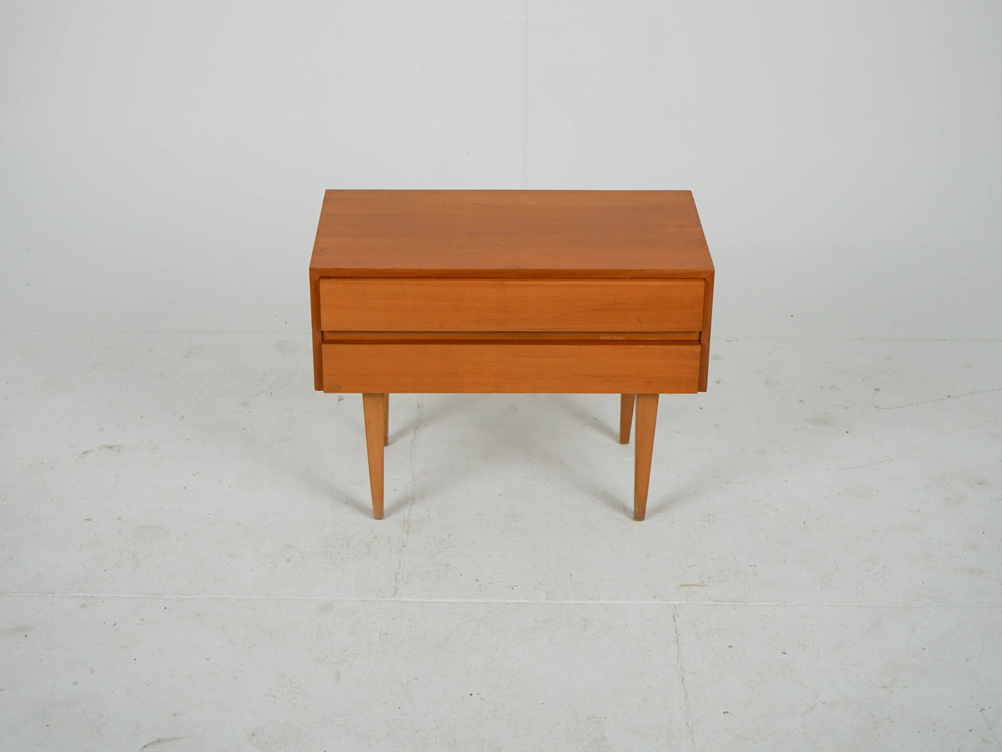 Set von 2 Vintage Nachttisch aus Teakholz, Mid-Century Modern
