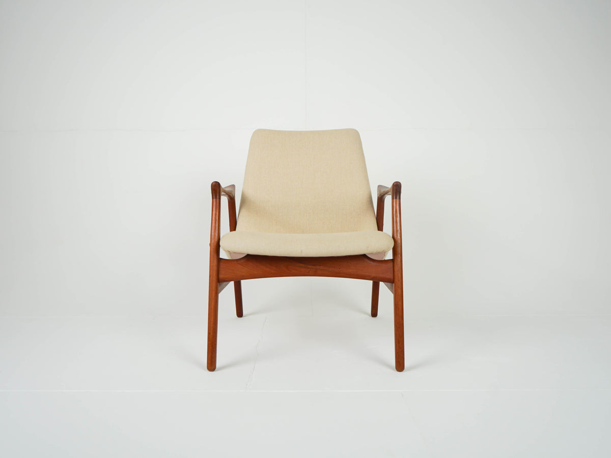 Vintage Lounge Chair Model 240 von Arne Hovmand-Olsen für Mogens Kold