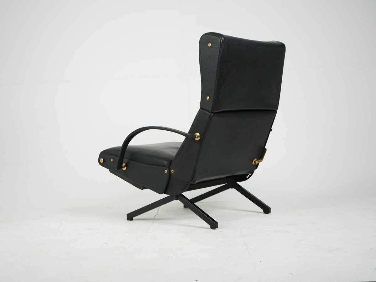 Vintage Relaxsessel P40 von Osvaldo Borsani für Tecno