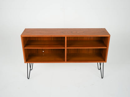 Vintage Sideboard Regal Anrichte Vinyl TV Schrank aus Teak, dänisch