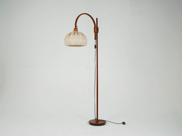 Vintage Teak Stehleuchte von Domus, Mid-Century Modern