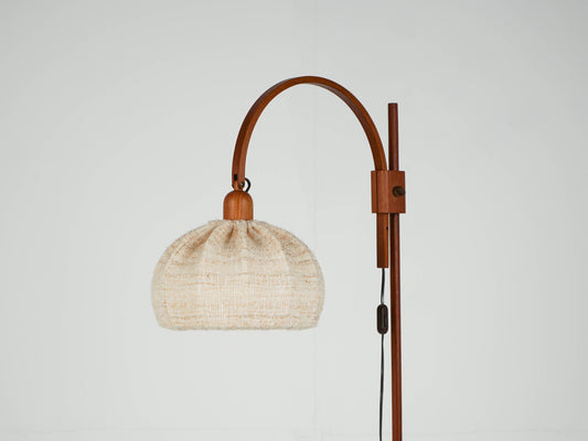 Vintage Teak Stehleuchte von Domus, Mid-Century Modern