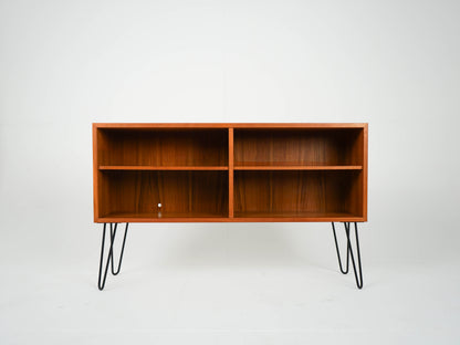 Vintage Sideboard Regal Anrichte Vinyl TV Schrank aus Teak, dänisch