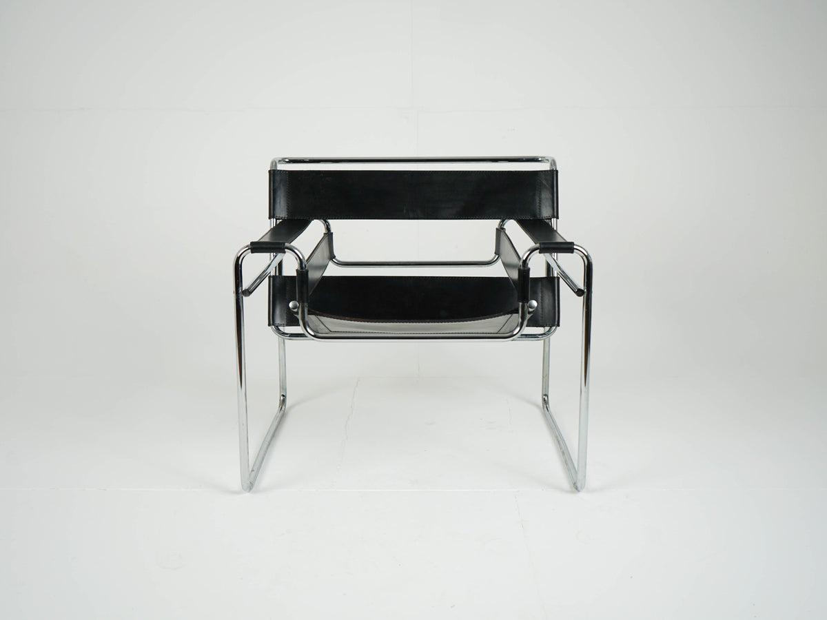 Vintage Sessel "Wassily Chair B3" von Marcel Breuer für Gavina