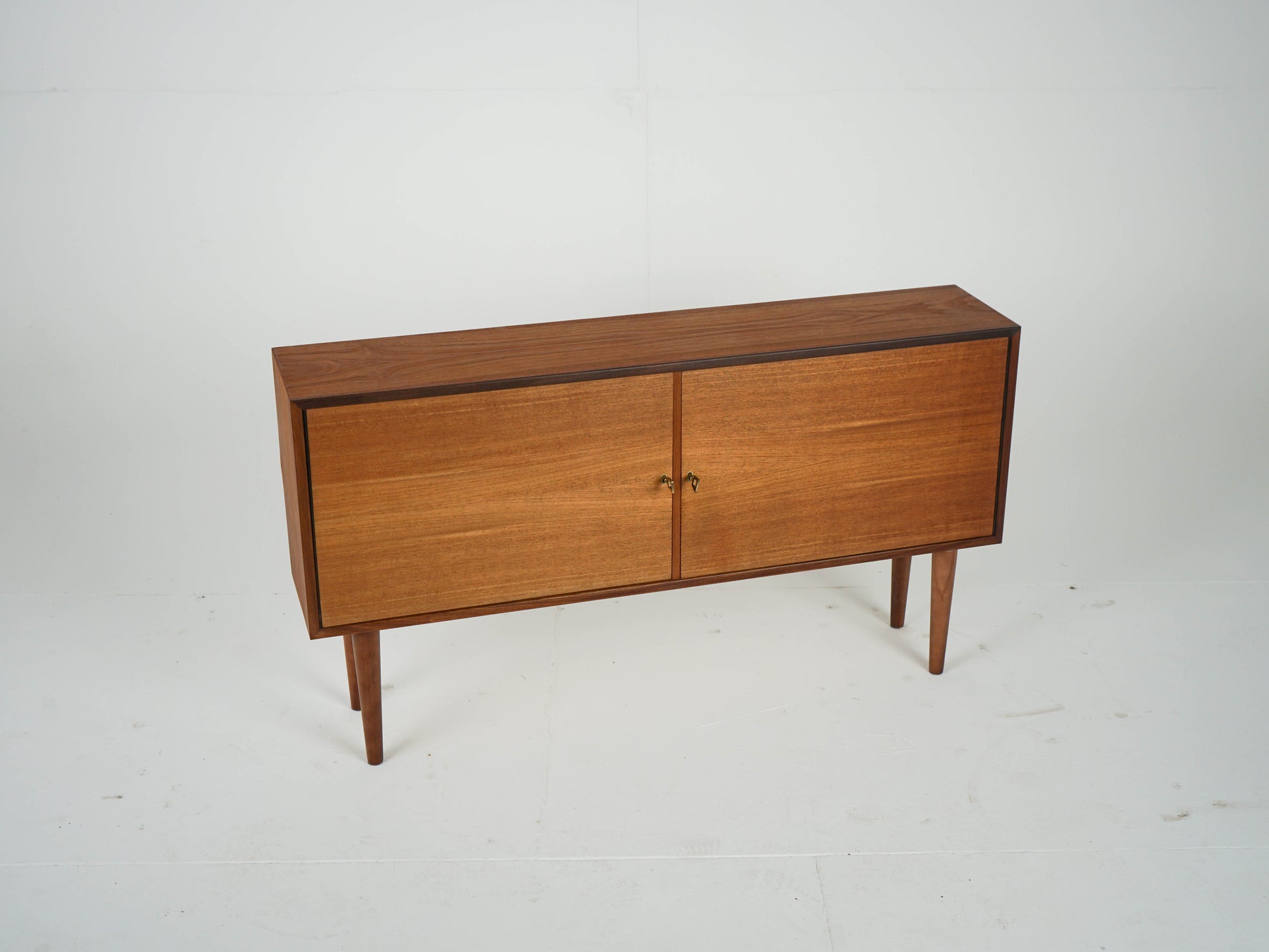 Vintage Sideboard Teak Vinyl Schrank