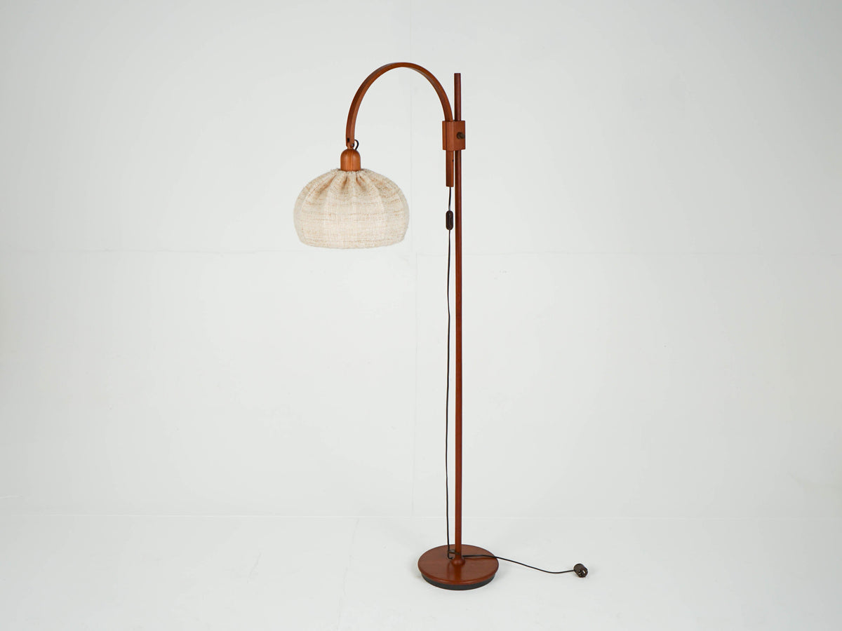 Vintage Teak Stehleuchte von Domus, Mid-Century Modern