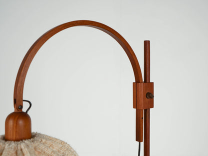 Vintage Teak Stehleuchte von Domus, Mid-Century Modern