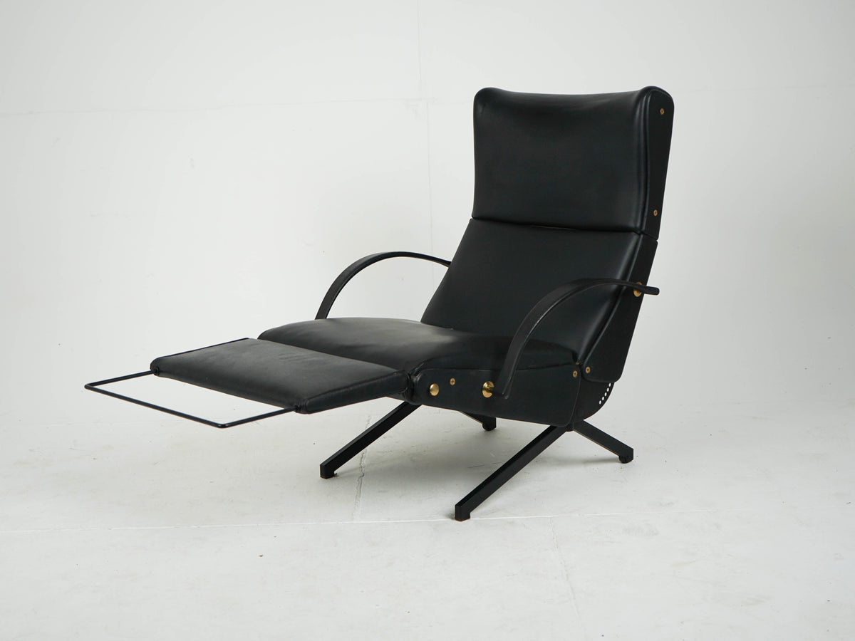 Vintage Relaxsessel P40 von Osvaldo Borsani für Tecno