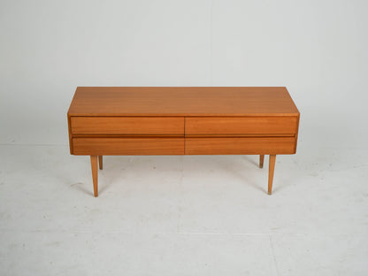 Vintage Teak Sideboard mit zwei Schubladen