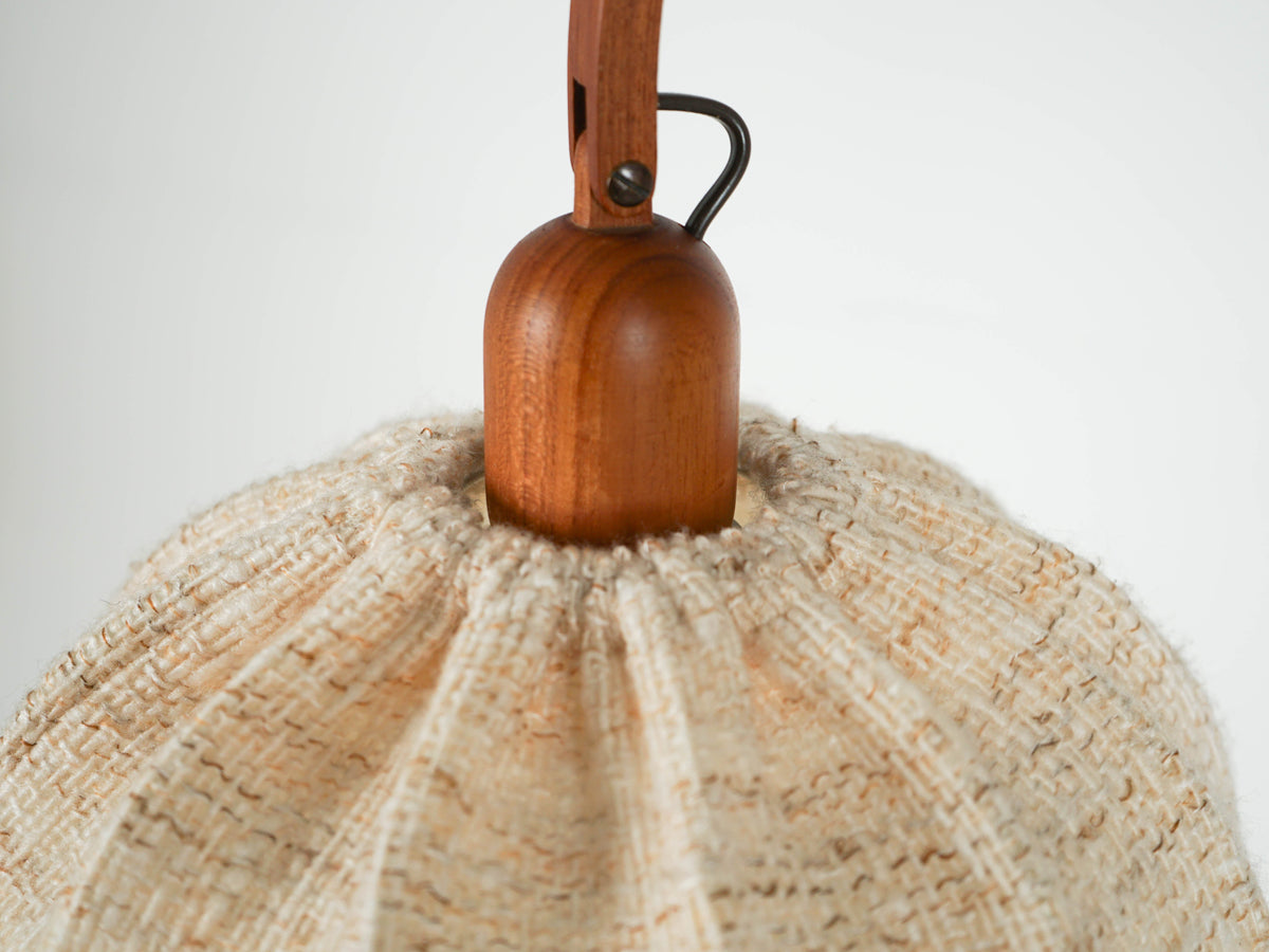 Vintage Teak Stehleuchte von Domus, Mid-Century Modern