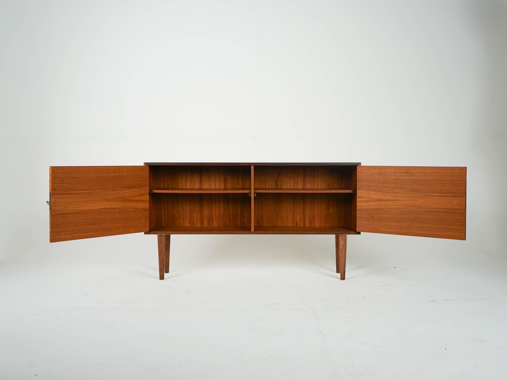 Vintage Sideboard Teak Vinyl Schrank