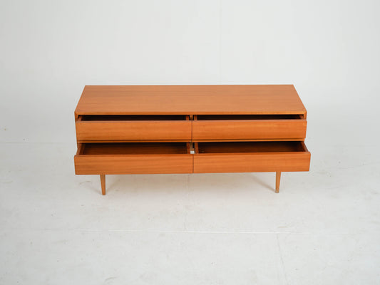 Vintage Teak Sideboard mit zwei Schubladen