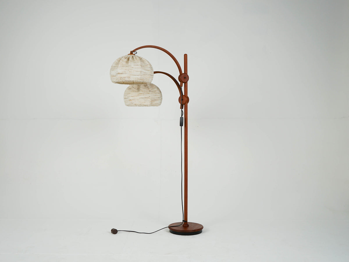Vintage Teak Stehleuchte von Domus