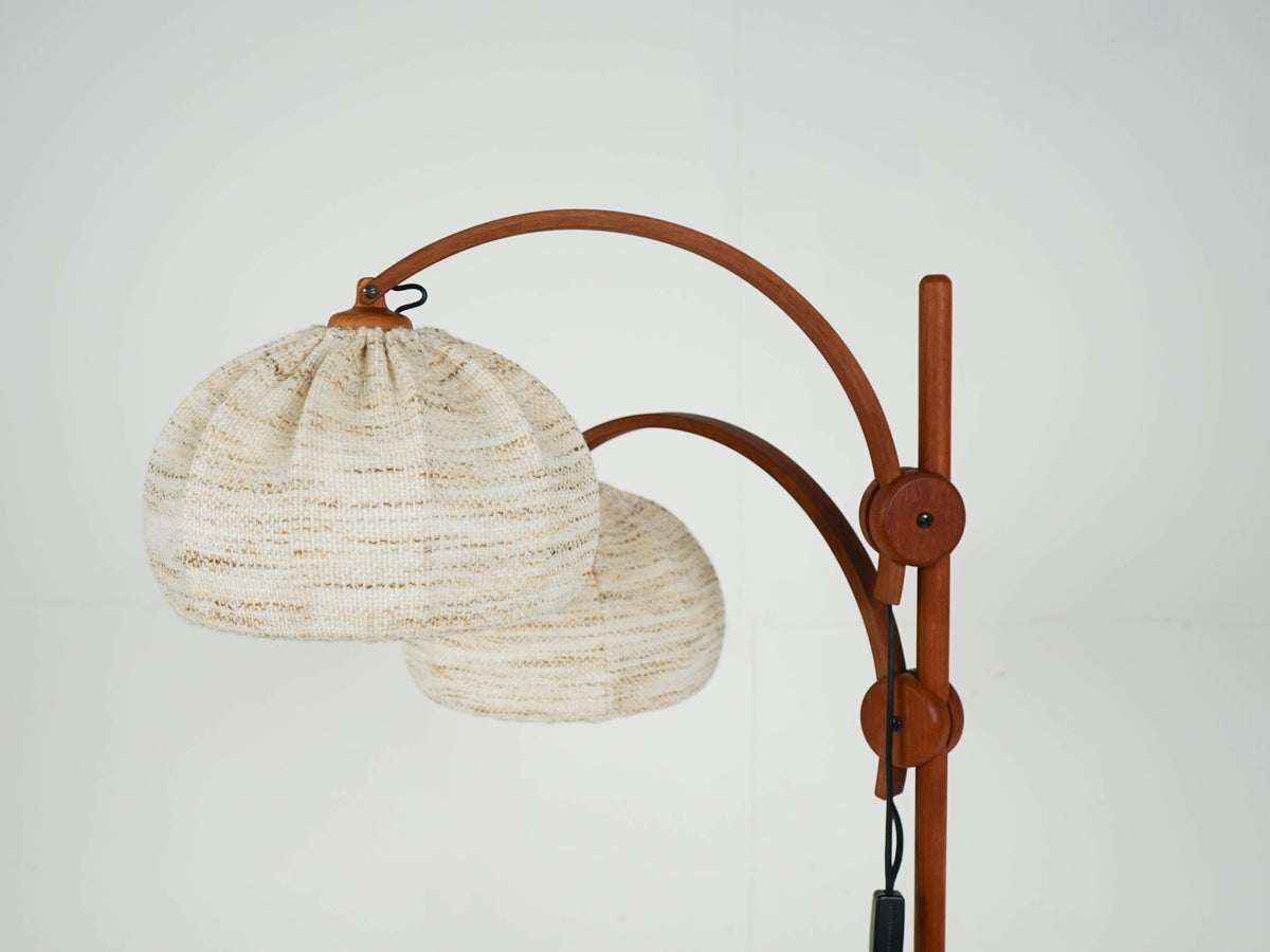 Vintage Teak Stehleuchte von Domus