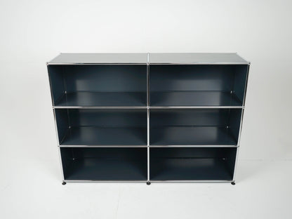 Étagère USM Haller anthracite RAL 7016