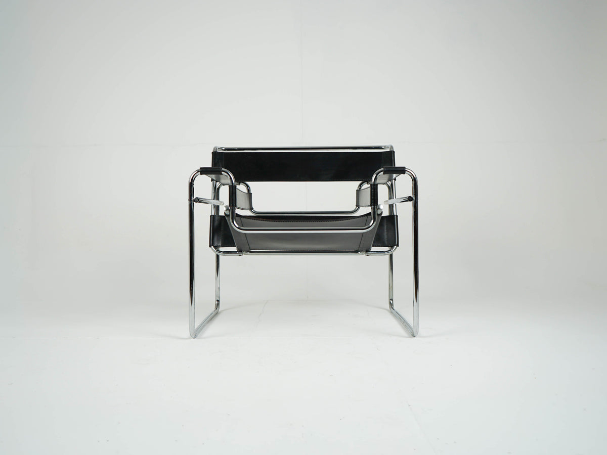 Vintage Sessel "Wassily Chair B3" von Marcel Breuer für Gavina