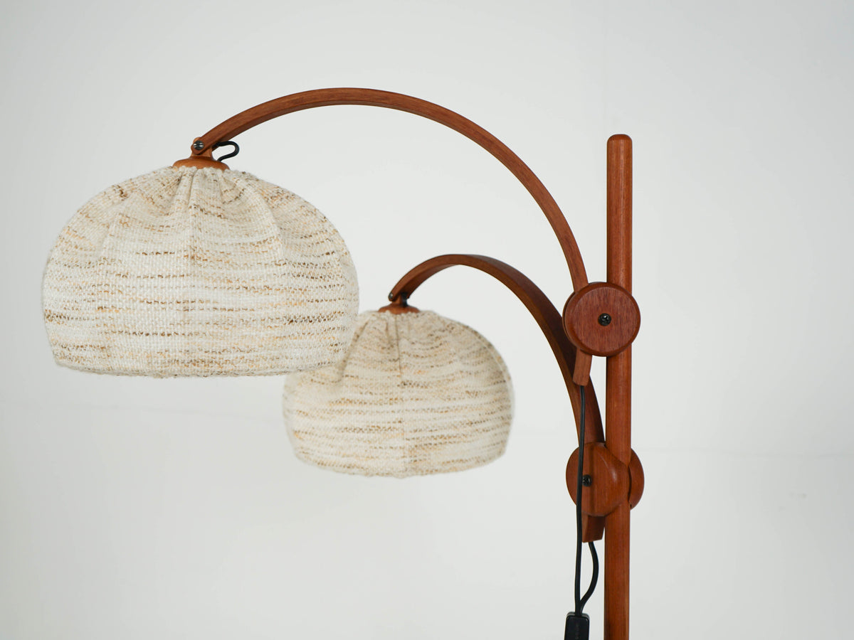 Vintage Teak Stehleuchte von Domus