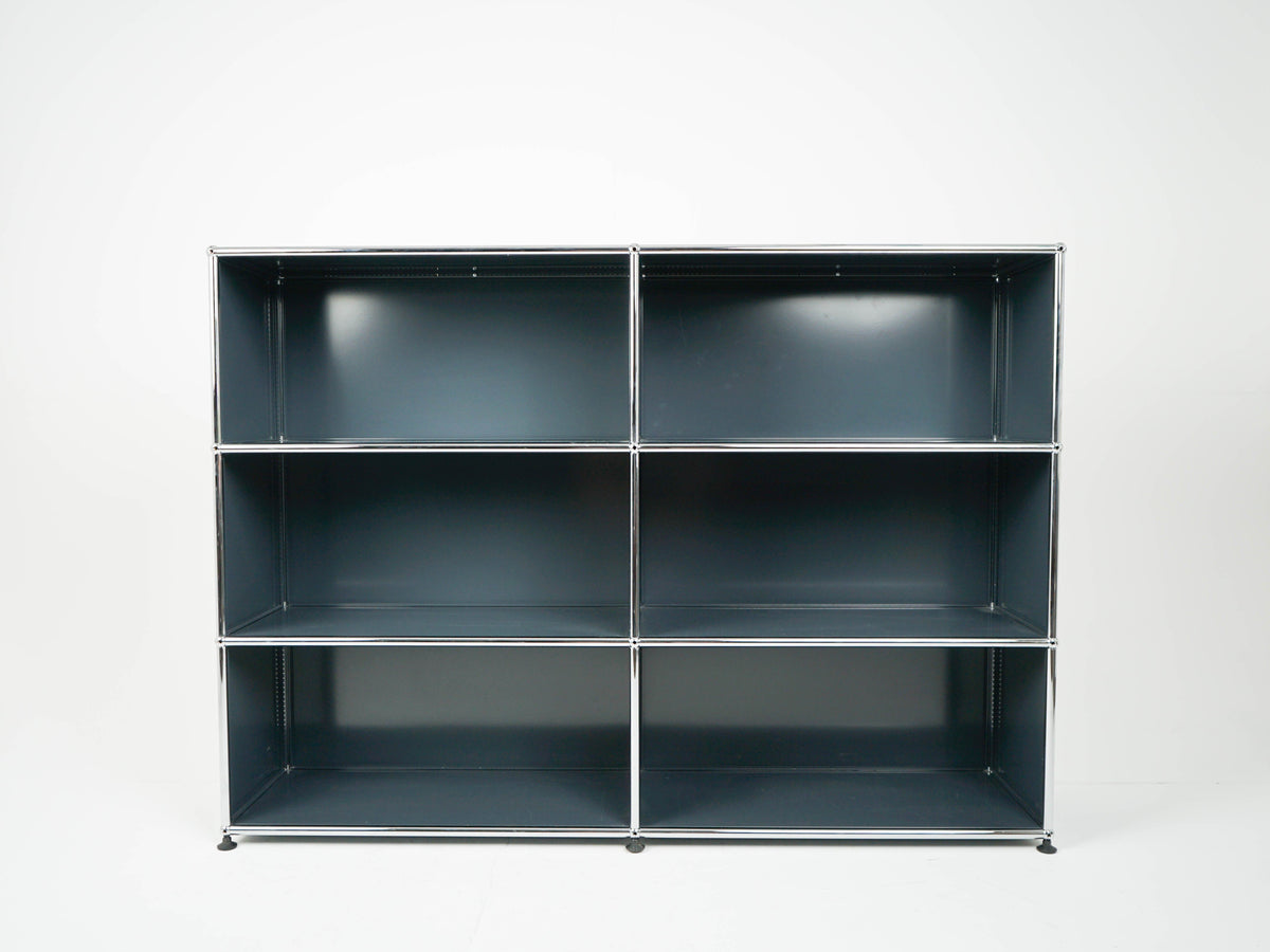 Étagère USM Haller anthracite RAL 7016