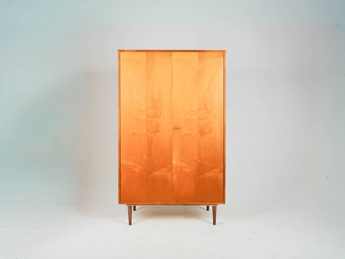 Vintage Kleiderschrank Ahornholz Mid-Century Modern