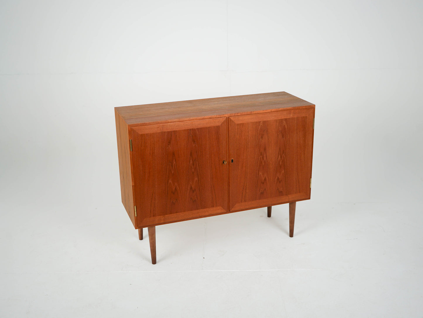 Vintage Sideboard Schrank Teak Vinyl Mid Century