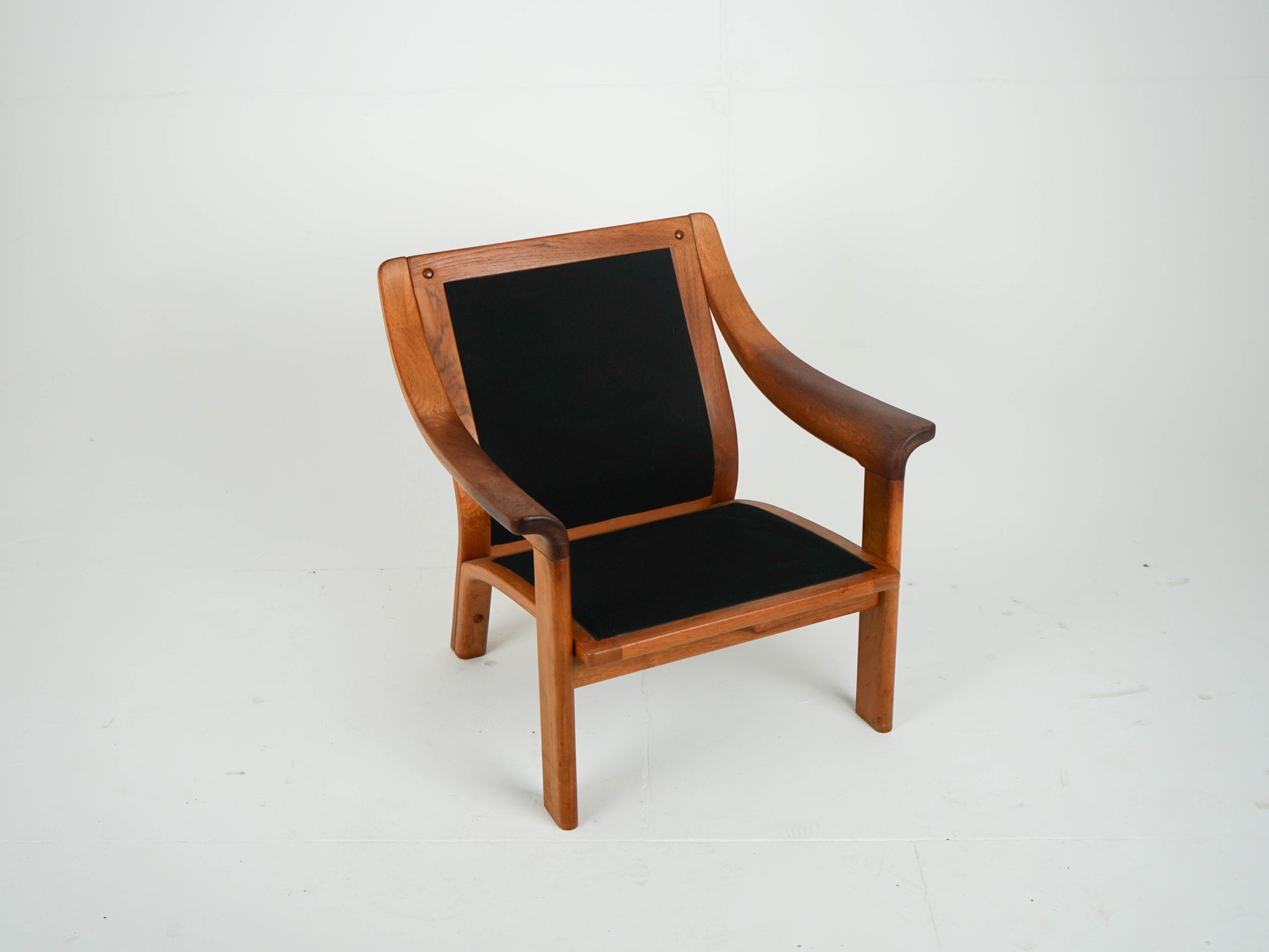 Vintage Sessel Teak Beige von PJ Danmark